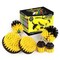 Drill Brush Power Scrubber By Useful Products 5 in W 7 in L Brush, Yellow Y-542OMS-2L-QC-DB - alternate 1